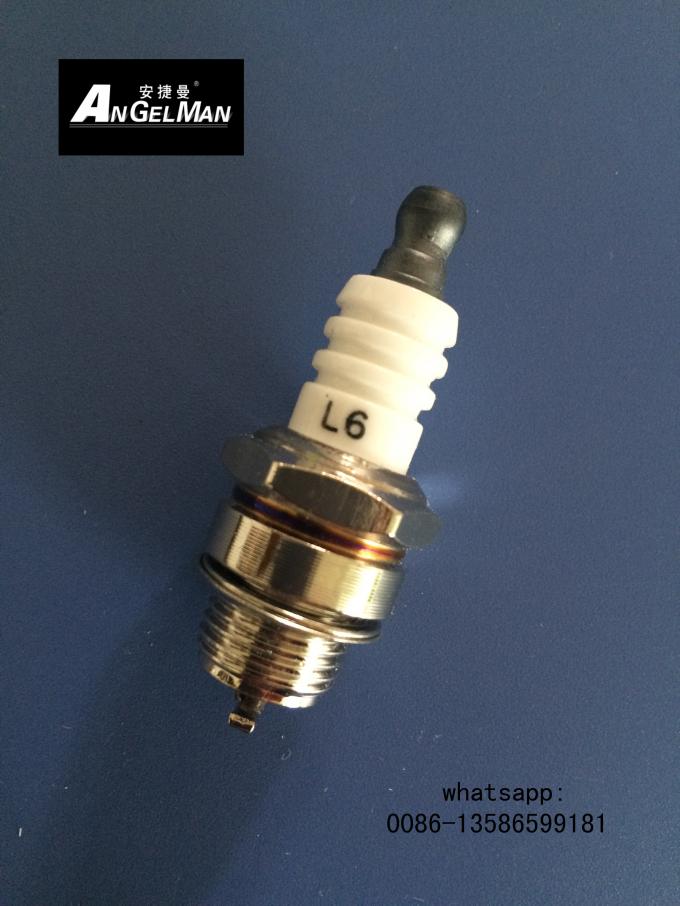 Nenhuma vela de ignição branca L6T do elevado desempenho do resistor para NGK BM6A